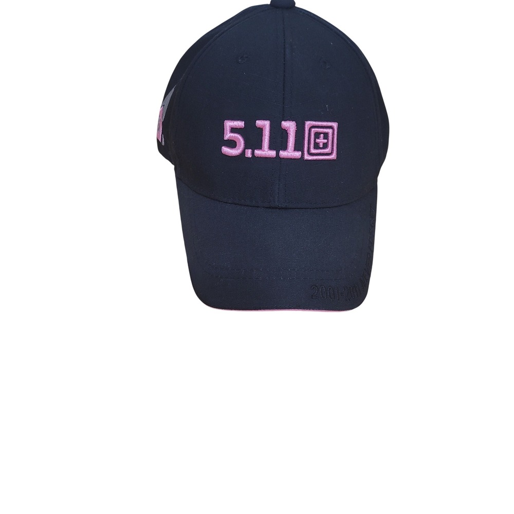 5.11 Tactical Series Womens Black Pink 9/11 Never Forget Anniversary Hat Cap OS